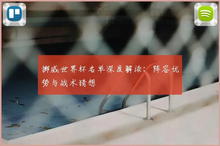 挪威世界杯名单深度解读：阵容优势与战术猜想