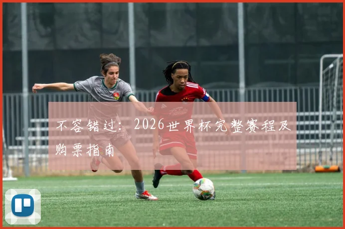不容错过:2026世界杯完整赛程及购票指南